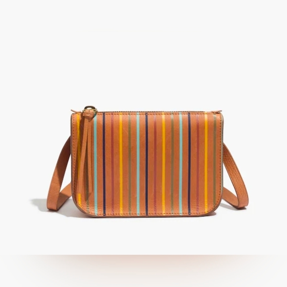 Madewell, The Simple Pouch Belt Bag: Rainbow Stripe Edition